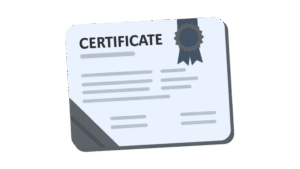 certificate banner