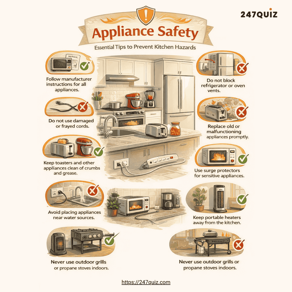 appliance safety essential tips to prevent kitchen hazard